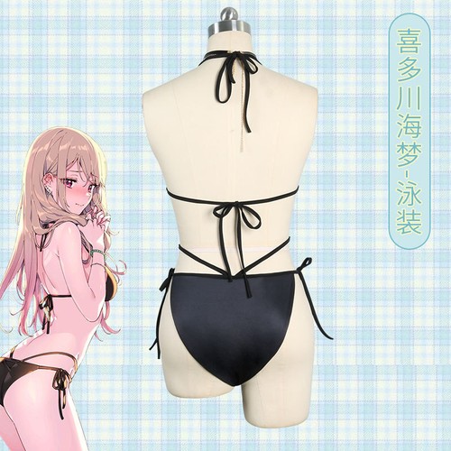 Cosplay Anime My Dress Up Darling Marin Kitagawa Swimwear Sexy Bikini  Costume - Picture 4 of 11