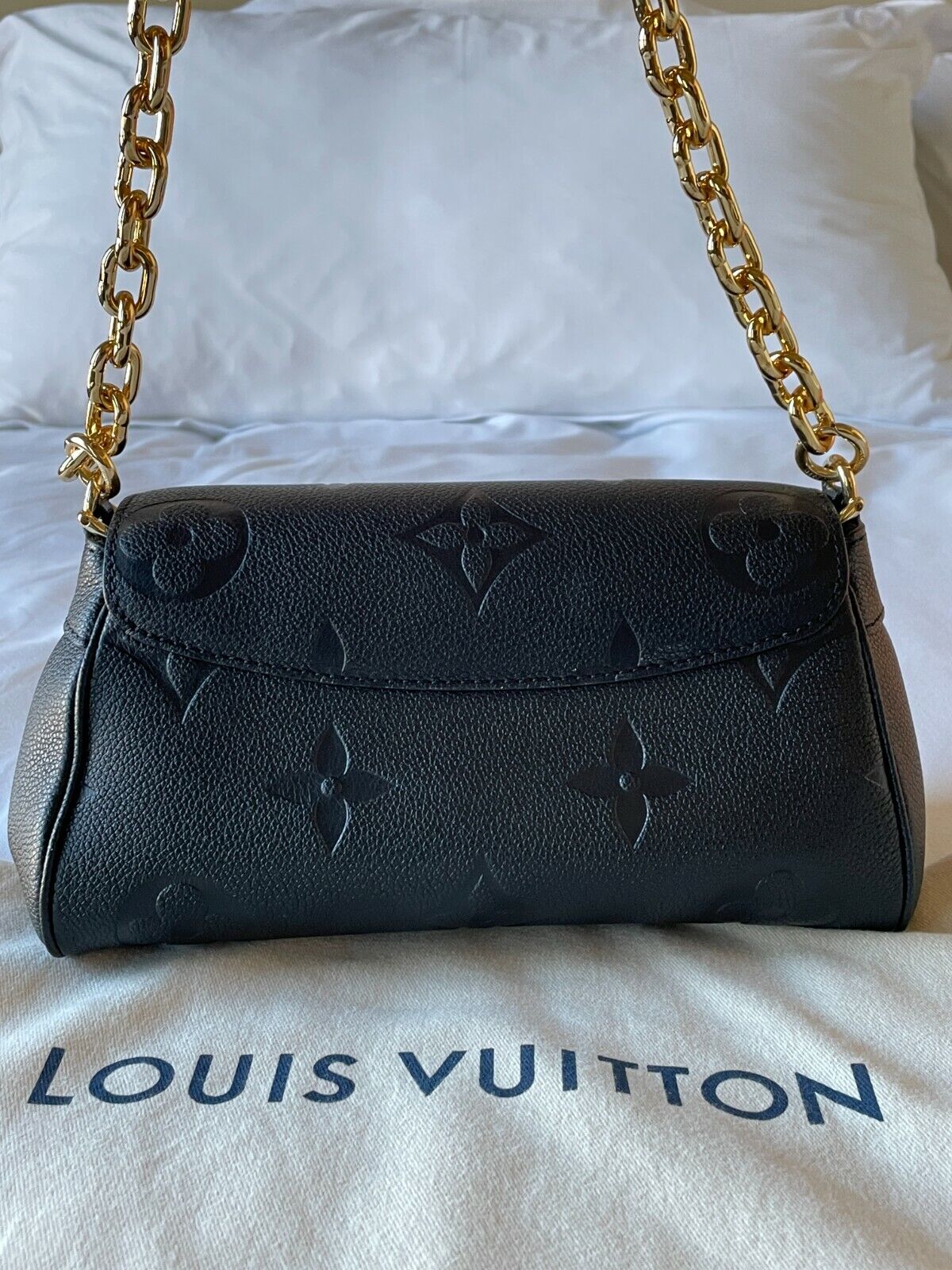 Louis Vuitton Favorite Shoulder Bag Black Leather for sale online 