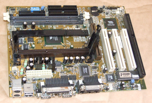 FIC KA-6130 mini-ATX motherboard - doesn't work - for parts or repair - Picture 4 of 5