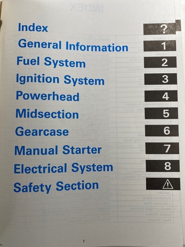 OMC 9.9 10 15 20 25 28 30 1995 35 HP 2CYL Johnson Evinrude manual de servicio 503146 - Imagen 10 de 12