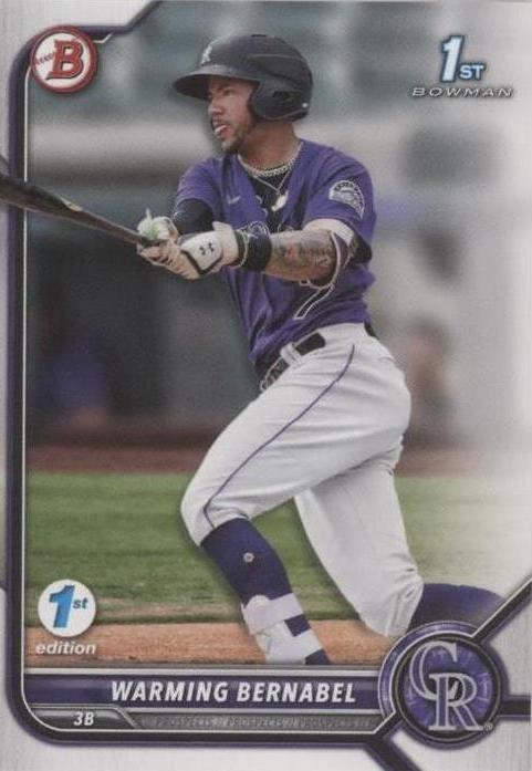 2022 Bowman 1st Edition - Warming Bernabel #BPPF-46 - 1 of 1