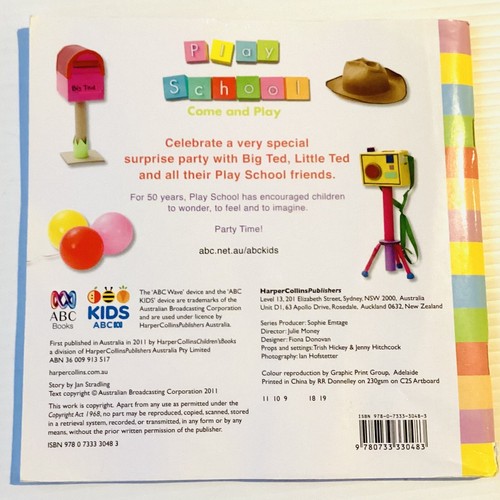 Play School X8 Books Useful Book Words Party Numbers In The Bush Garden 90’s ABC - Picture 4 of 24