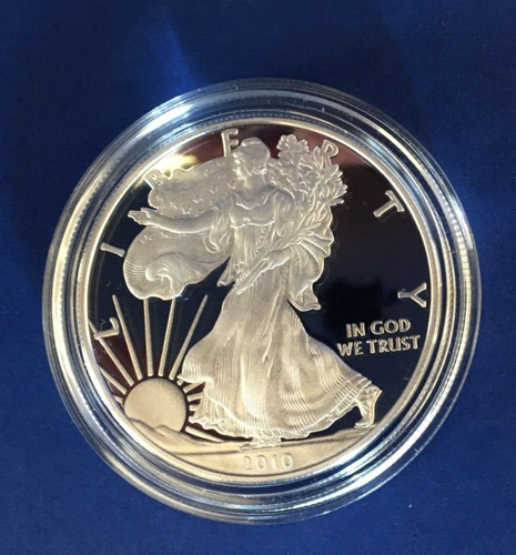 ❅GEM PROOF❅ 2010-W American Eagle Silver Bullion Dollar ~DEEP CAMEO~ $1 ☆SONOMA☆ - Picture 4 of 24
