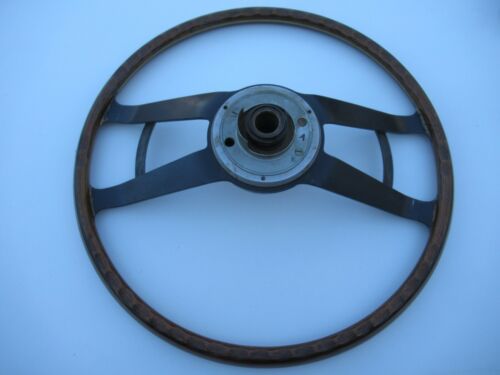 Porsche 911/912 Early Wooden Aluminum Steering Wheel With Horn Button 420 mm - Bild 6 von 12