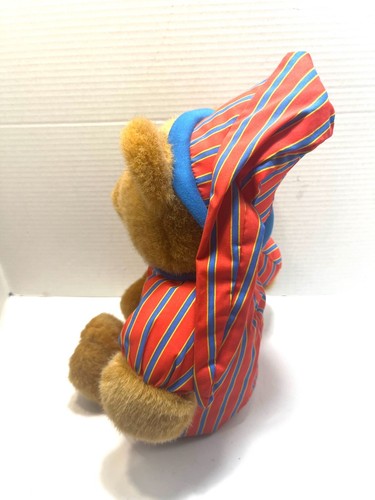 Vtg Avon Sleepy Sherman Bear Singing Stuffed Plush Dream With Me WORKS 14” - Picture 4 of 7
