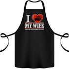 I Heart My Wife 4x4 Cotton Apron 100% Organic