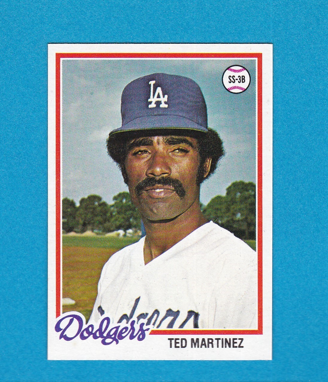 1978 TOPPS BASEBALL SET BREAK 546 TED MARTINEZ DODGERS NM/MT+