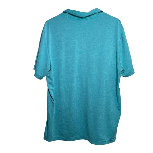 Adidas Polo Hombre Grande Azul Camisa Manga Corta Cuello Atlético Activo - Imagen 7 de 12