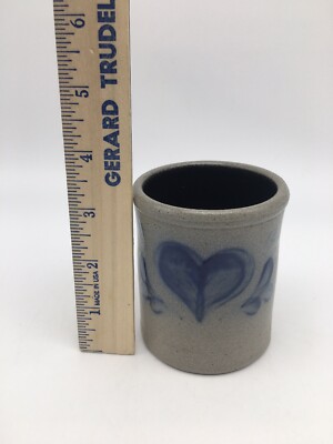 VTG 1993 Rowe Pottery Works Cambridge Wisconsin Small Salt Glazed