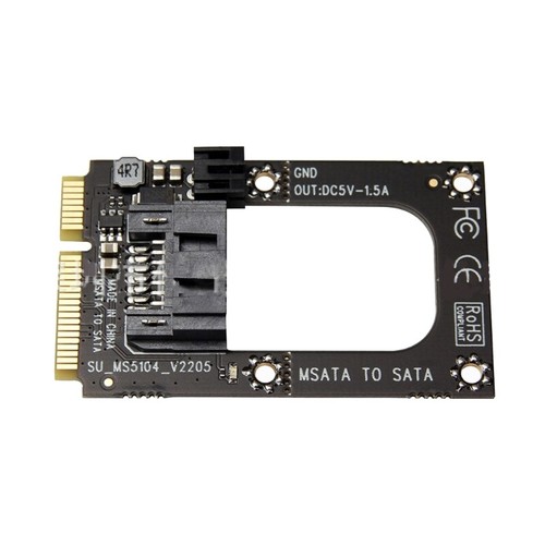 mSATA to Converter Mini to 7Pin Extension Adapter for HDD SSD - Afbeelding 6 van 7