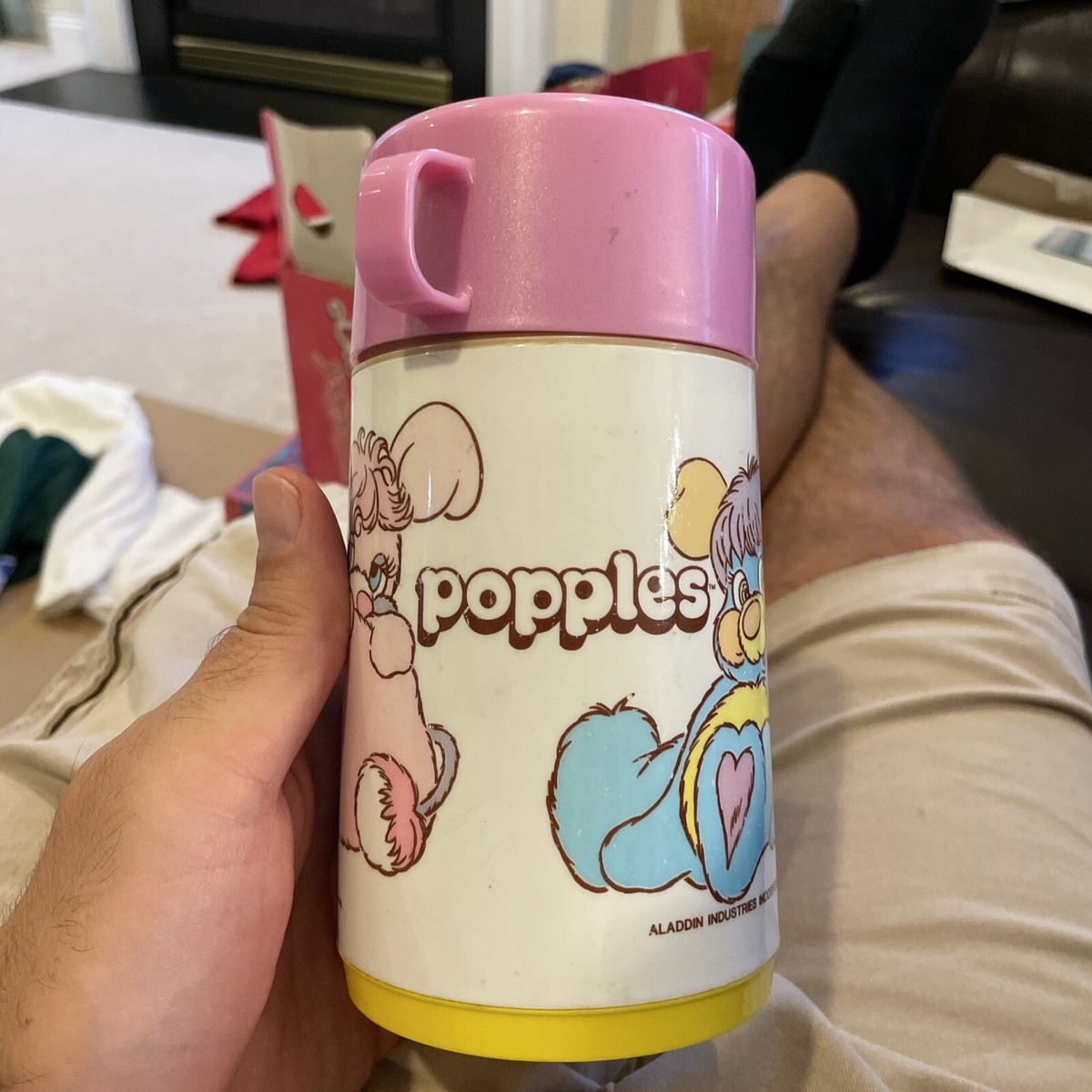VINTAGE ALADDIN 1986 POPPLES THERMOS WITH CUP | eBay
