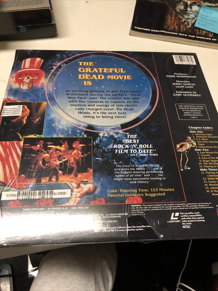 The Grateful Dead Movie Laserdisc The Music Disc - 2 Disc Foto 4 de 4