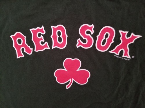 Boston Red Sox Baseball St. Patrick's Day Lucky Shamrock T-Shirt Green M - Bild 3 von 5