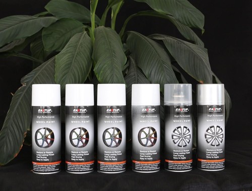 Quick-Drying High Gloss Black Acrylic Enamel Wheel Spray - Fade-Resistant Finish - Picture 8 of 10