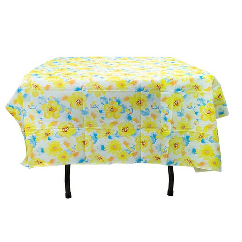 52"x52" Flannel Backed Tablecloth Heavy Duty Waterproof Table Cover Wipe Clean - Picture 16 of 16