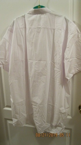 4 CAMICIE A MANICHE CORTE ABITO BIANCO UOMO TAGLIA 18 HARGIO DRESS LINE A BEAUTY GREAT - Foto 3 di 5