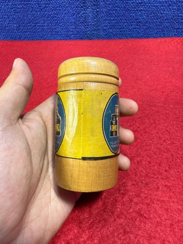 Vintage Waterman's Ideal Ink Bottle Wooden Box Empty Fountain Pen Display - 第 3/7 張圖片