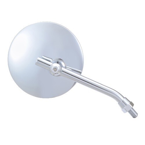 153♡ DAYTONA OEM 25697 Round mirror low chrome for YAMAHA Silver