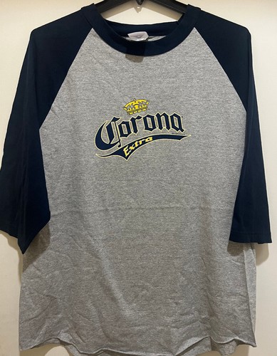 Corona Extra Raglan 3/4 Sleeves Men’s T-Shirt - Officially Licensed - Brand New - Picture 2 of 6