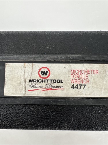 Wright Tool 4477 Micro-Adjustable Torque Wrench 20-150 Ft Lbs. with Case - Picture 6 of 6