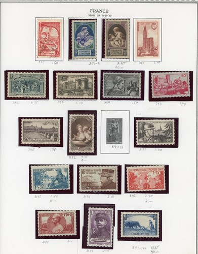 France 1870-1939 Used/Mint Original Gum Hinged Lot as Pictured Catalogue $856 + - Picture 24 of 24