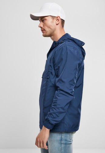 Urban Classics Men's Lightweight Basic Over Sizes Navy Jacket - Picture 2 of 7