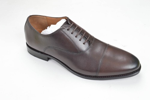 Prime Shoes PS New York Kalbsleder Rahmen genäht Oxford Kappe Zehenpartie Schuhe feinstes braun - Bild 9 von 9