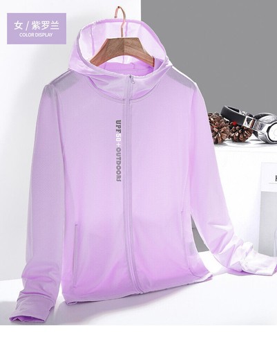 Mens Sun Skin Protection Jackets Hoodie Long Sleeve Outdoor Fishing Tops UPF 50+ - Picture 9 of 20