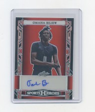 2024 Leaf Sports Heroes OMAHA BILIEW AUTO 23/25