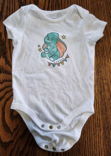 Set Body Pantaloni Bandana Bavaglino Disney Baby Bean Dumbo Taglia 9 Mesi - Foto 2 di 12