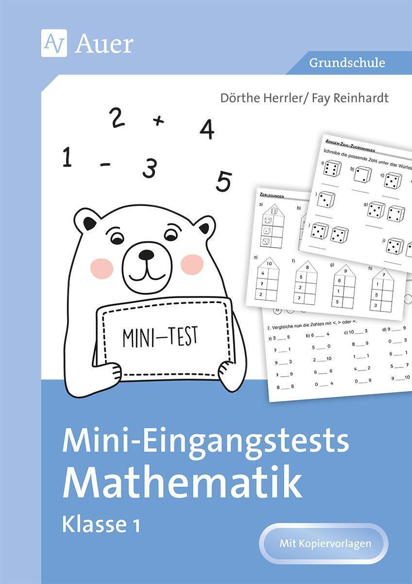 Thumbnail - Mini-eingangstests Mathematik - Klasse 1 | Patrycja Frenz (u. A.) |