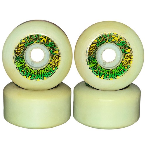 Vintage 1980's NOS Santa Cruz Slime Ball Spewage 62 1/2mm 95A Skateboard Wheels - Picture 5 of 15