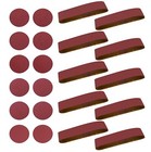 22x Sanding Belts 4 x36 in Sander Belt 6 in PSA Self Adhesive Discs 80-400 Grit