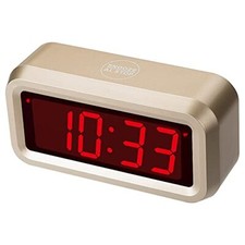 Timegyro Digital Alarm Clock Battery Operated with LED  Assorted Colors 