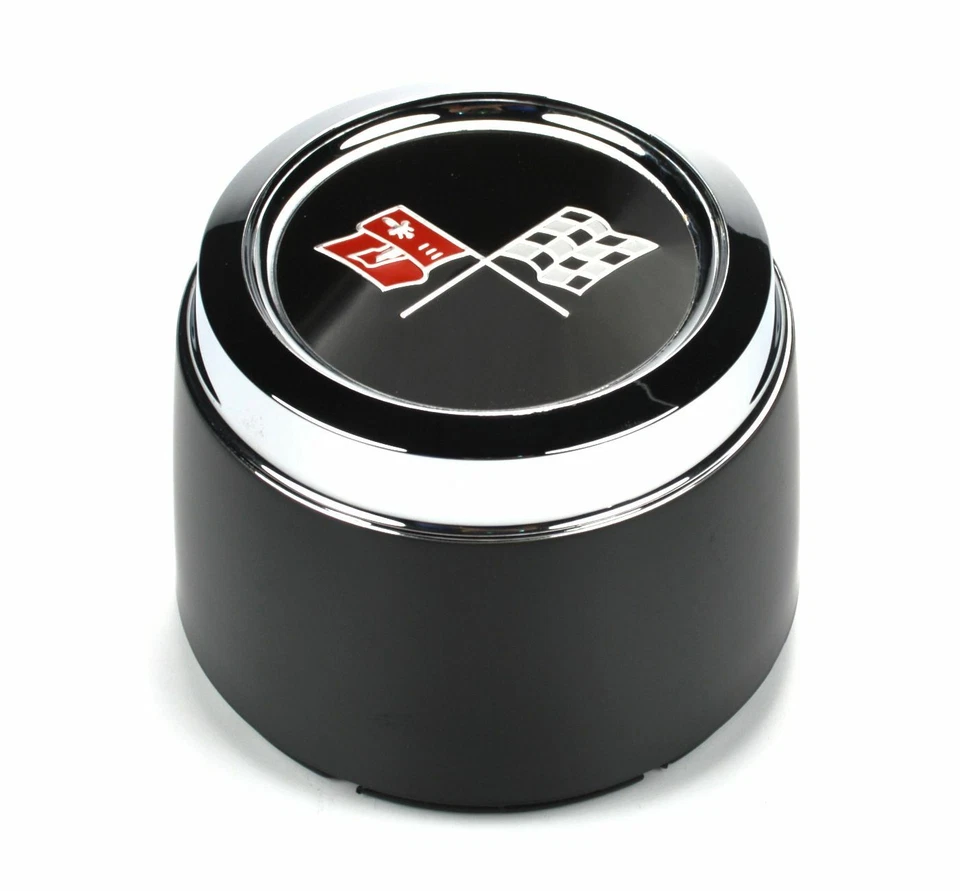 Chevrolet Corvette 1973-1979 juego de tapas centrales de cubo de rueda de aluminio nuevo 1973-1982 Foto 2 de 4