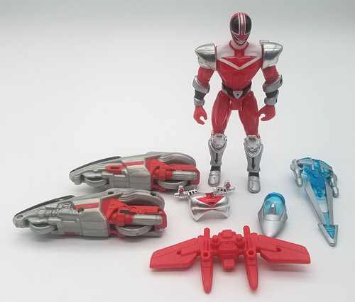 10091 Deluxe Red Mega Battle Power Ranger Bandai Komplett