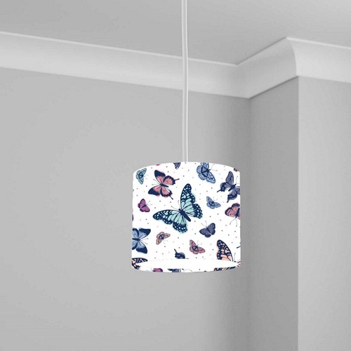 Pantalla de lámpara para niños mariposas dormitorio mariposas Lightshade sombra de luz 20CMX18.5CM - Imagen 6 de 13