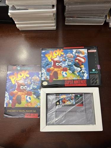 SNES PLOK 1993 Authentic Original Owner Tested - Picture 8 of 20