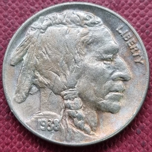 1938 D Buffalo Nickel 5c High Grade BU UNCIRCULATED #79457