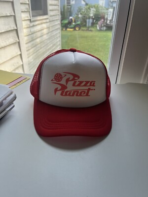 Pizza Planet Trucker Hat Disney vacation Toy Story cosplay adjustable Mesh  Cap
