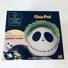 Disney Tim Burton's Nightmare Before Christmas Jack Skellington Chia Pet Planter