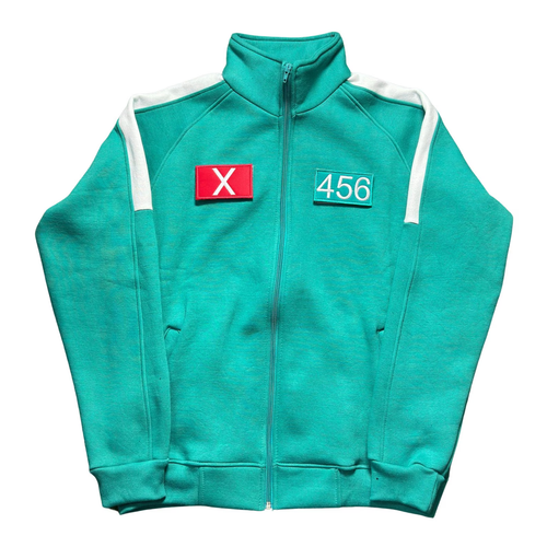Survêtement Squid Game vert avec patchs numérotés amovibles tenue cosplay unisexe - Photo 5/9