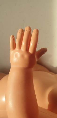 Petitcollin Grand Poupon baigneur jambe droite 63 cm made in France bébé poupée - Imagen 18 de 18