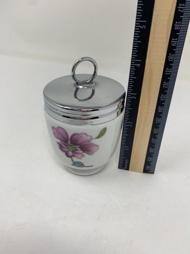 Vintage Royal Worcester Astley Porcelain Egg Coddler - Imagen 8 de 9