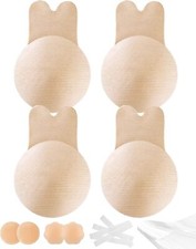Adhesive Bra Sticky Bra 2 Pair, Push Up Sticky Boobs for Women Size:M 