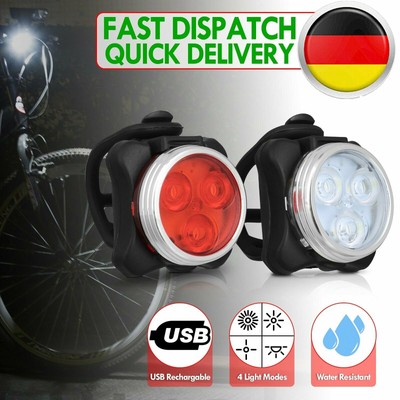 Wiederaufladbare Fahrradlampe mit Fahrradklingel Fahrradbeleuchtung vorne DHL Wiederaufladbare Fahrradlampe mit Fahrradklingel Fahrradbeleuchtung vorne DHL