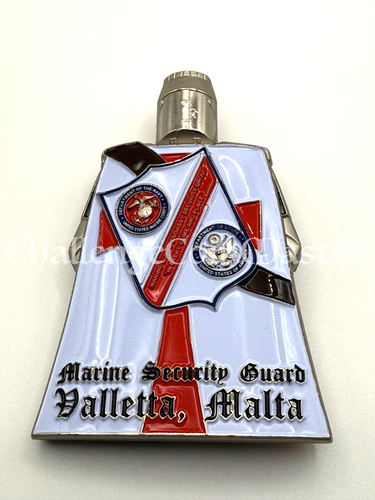 F67 Marine Security Guard Detachment Valletta, Malta Embassy Challenge Coin - Picture 2 of 2
