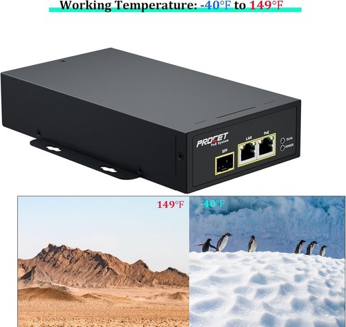 Gigabit PoE++ Injector with 75W Power and 6KV Surge Protection for Any Device - Picture 8 of 8