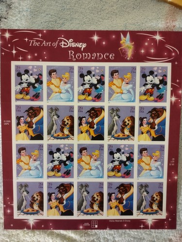 Lot 4, 2005-07 USPS Disney Two Stamp Pgs,1970 Guides, Bags, PCards & Minnie Car - Picture 10 of 24