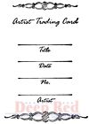 Deep Red Stamps Atc Flourish Rubber Cling Stamp